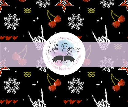 Printed Vinyl - Cherry Skelli Hand