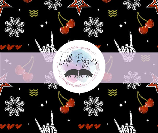 Printed Vinyl - Cherry Skelli Hand