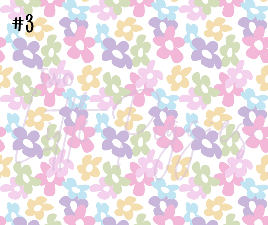 Printed Vinyl - Danish Pastels