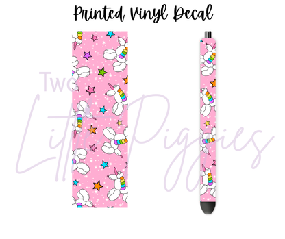 Printed Vinyl - Unicorn Balloon Dog