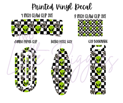 Printed Vinyl - Aliens and Stars