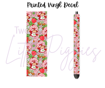 Printed Vinyl - Strawberry SC
