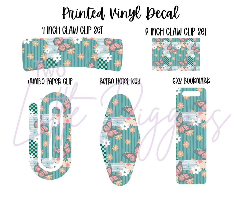 Printed Vinyl - Boho Butterfly