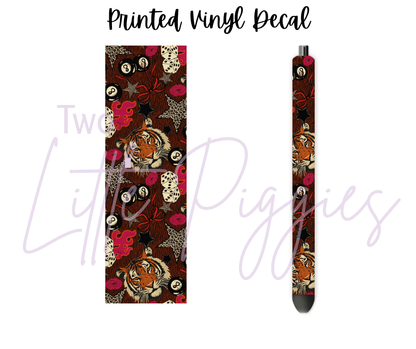 Printed Vinyl - 8 Ball Tiger