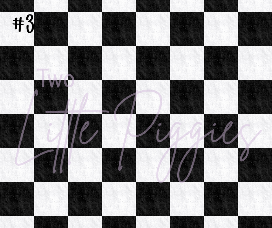 Printed Vinyl - Checkered Punk