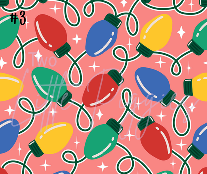 Printed Vinyl - Christmas Lights