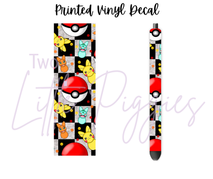 Printed Vinyl - Pokeman