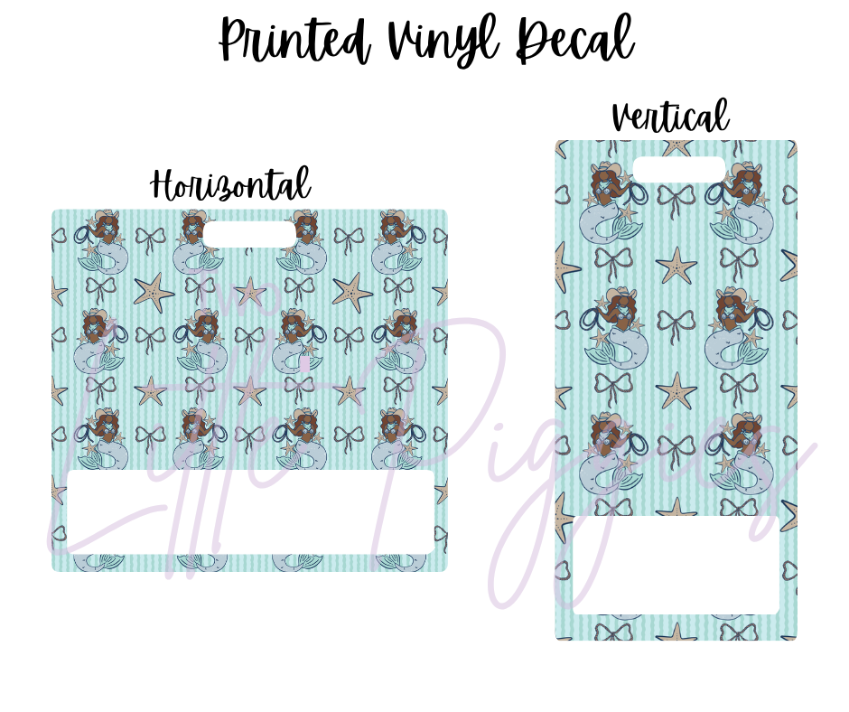 Printed Vinyl - Mermaid Cowgirl