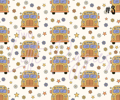 Printed Vinyl - Groovy Back to School