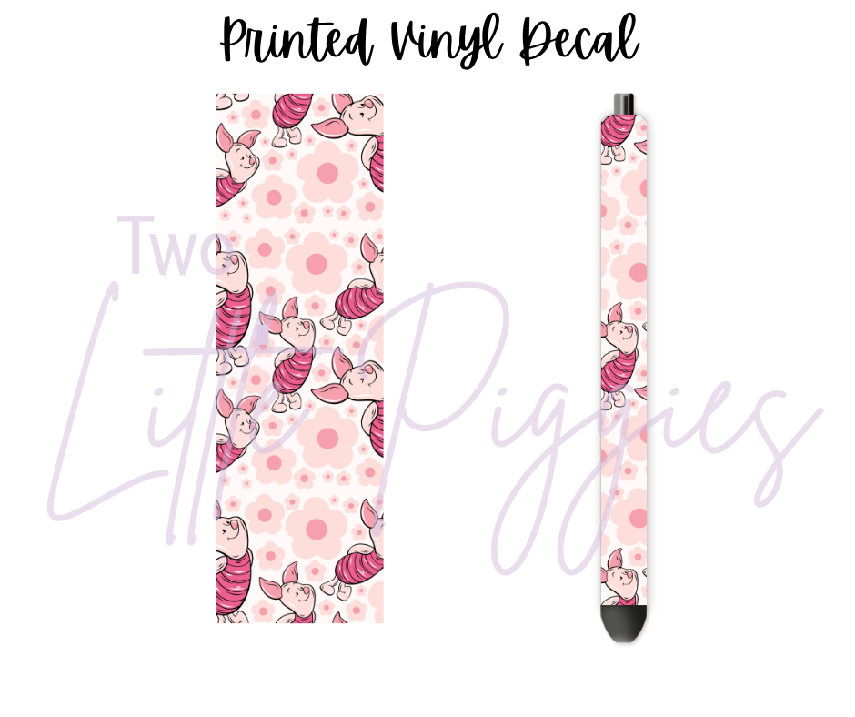 Printed Vinyl - Characters - Piglet