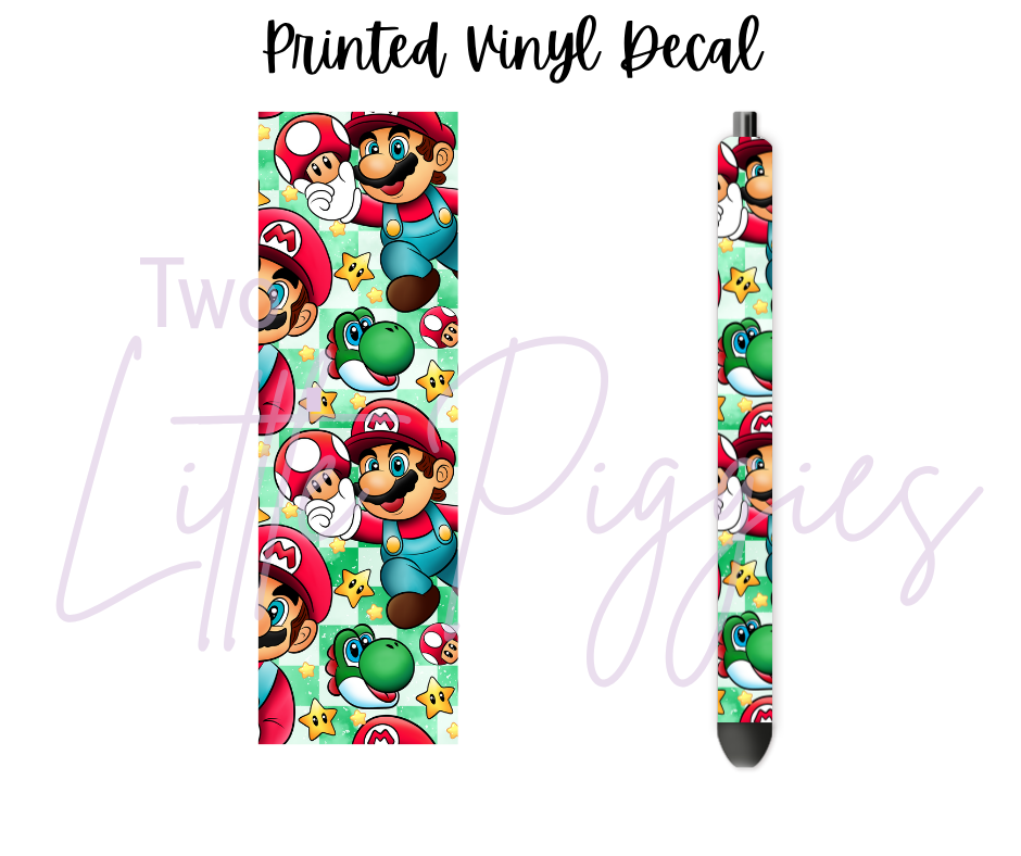 Printed Vinyl - Mario and Friends