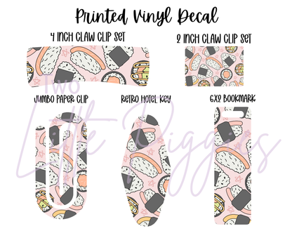 Printed Vinyl - Sushi Time