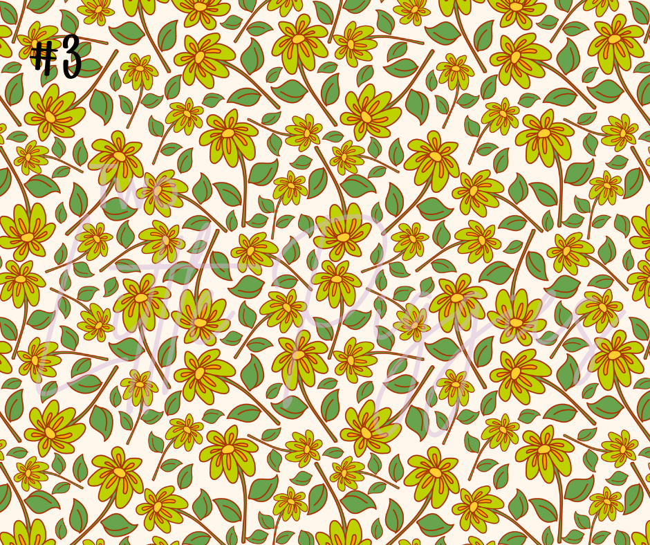 Printed Vinyl - Summer Love Floral