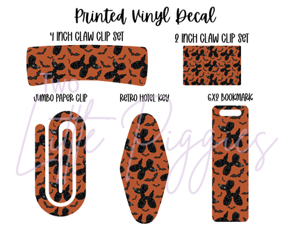 Printed Vinyl - Halloween Balloon Dogs