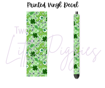 Printed Vinyl - St. Patrick's - Carebear