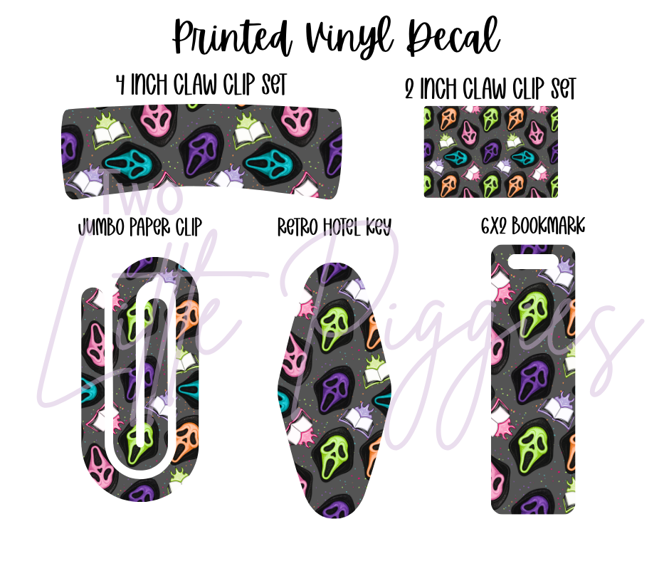 Printed Vinyl - Brushstroke - Do You Like Scary Books