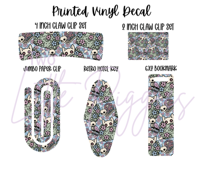 Printed Vinyl - Spooky Kitty