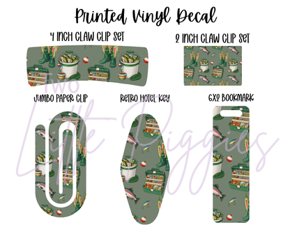 Printed Vinyl - Gone Fishing