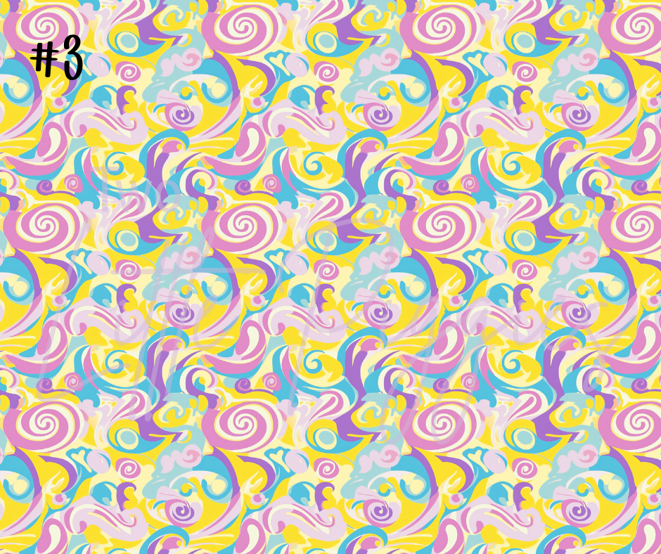 Printed Vinyl - Candy Camo