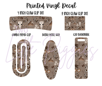 Printed Vinyl -Natural Western