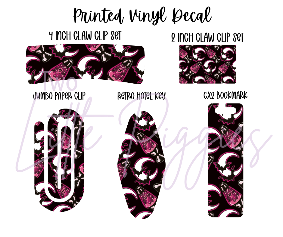 Printed Vinyl - Halloween Lava Lamp