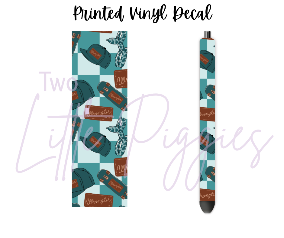 Printed Vinyl - Wranglers and Balloon Dogs