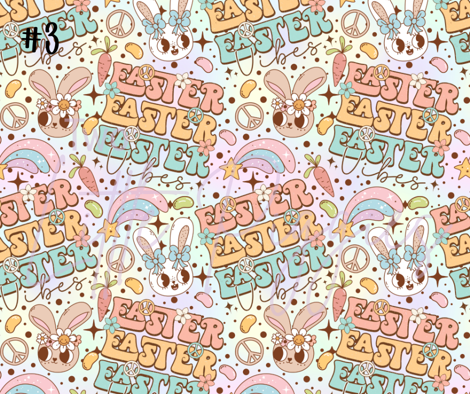 Printed Vinyl - Groovy Easter