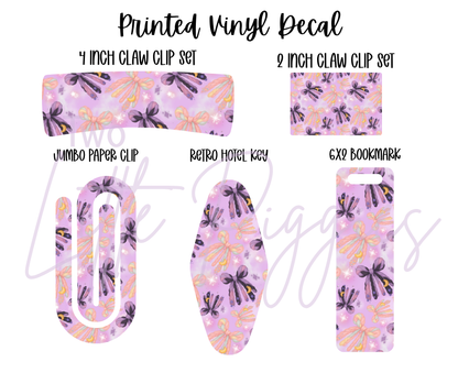 Printed Vinyl - Yarn Bows