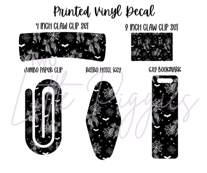 Printed Vinyl - Spider Bows