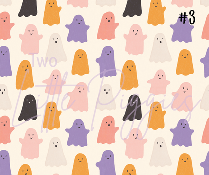 Printed Vinyl - Pastel Halloween Doodle