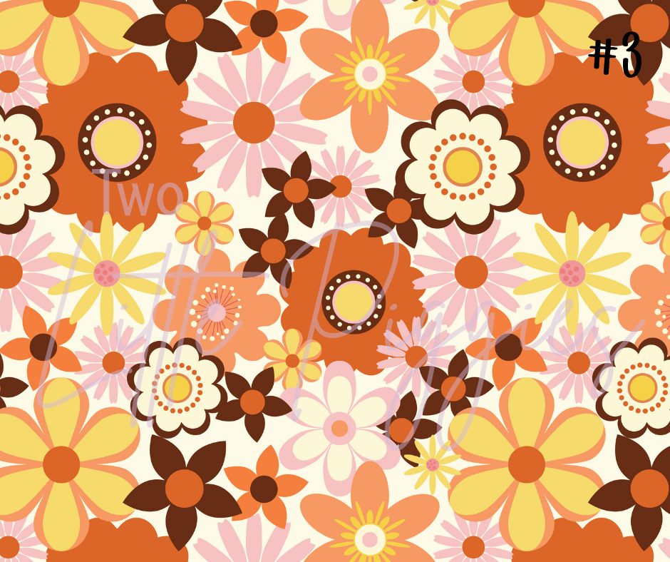 Printed Vinyl - 60s Retro