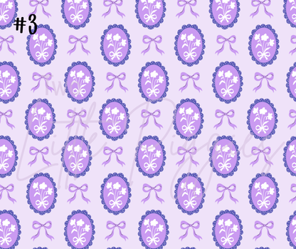 Printed Vinyl - Coquette Flowers