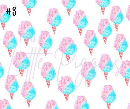 Printed Vinyl - Cotton Candy