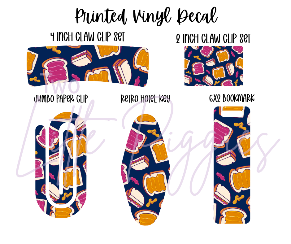 Printed Vinyl - PB & J
