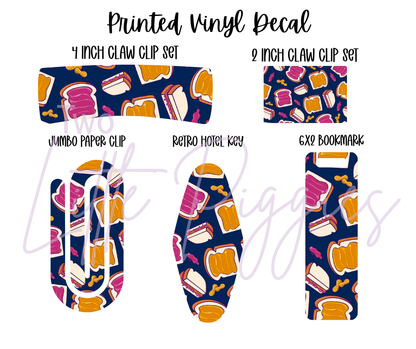 Printed Vinyl - PB & J