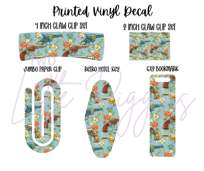 Printed Vinyl - Western Pistol