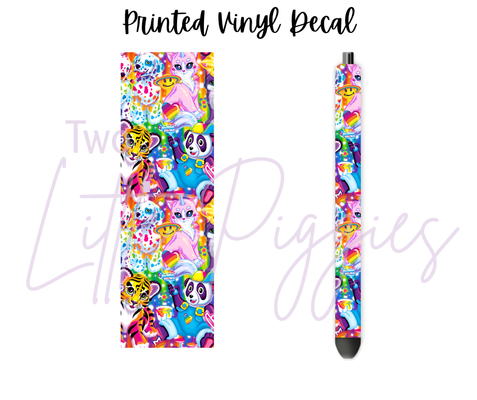Printed Vinyl - 90's - Lisa Frank