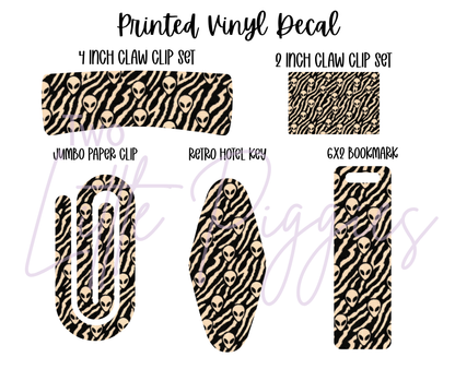 Printed Vinyl - Tiger Stripe Alien