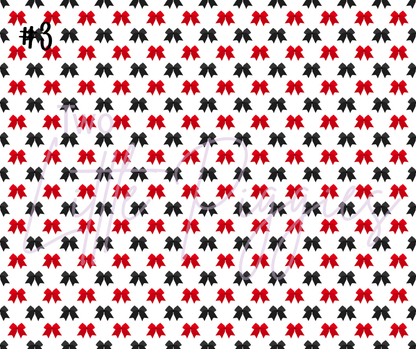 Printed Vinyl - Cheer - Red and Black
