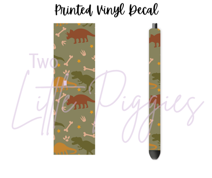 Printed Vinyl - Muted Dinos