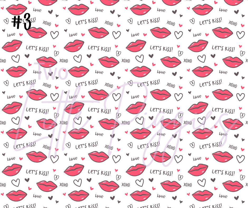 Printed Vinyl - Valentine - Be My Valentine