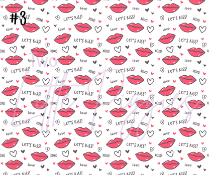 Printed Vinyl - Valentine - Be My Valentine