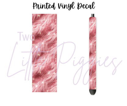Printed Vinyl - Pink Fur