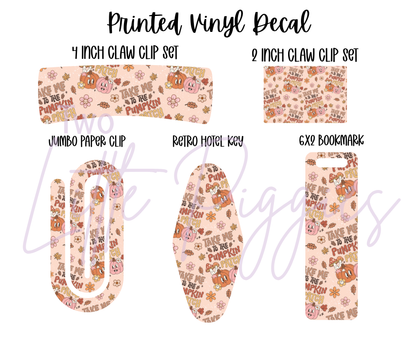 Printed Vinyl - To the Pumpkin Patch