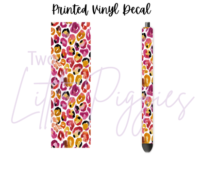 Printed Vinyl - Valentine - Leopard