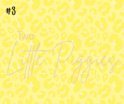 Printed Vinyl - Neon Leopard