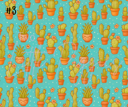 Printed Vinyl - Pretty Cactus