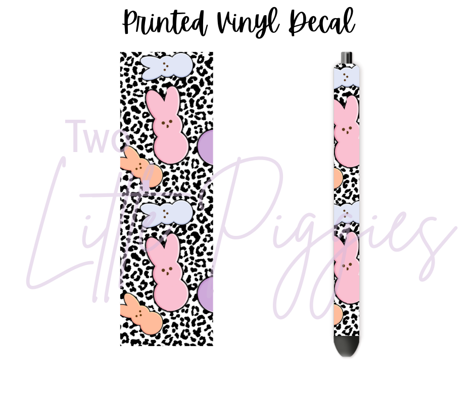 Printed Vinyl - Leopard Bunny Candy