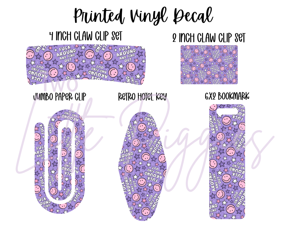 Printed Vinyl - And Find Out