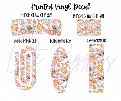 Printed Vinyl - Springtime Space Cowboy